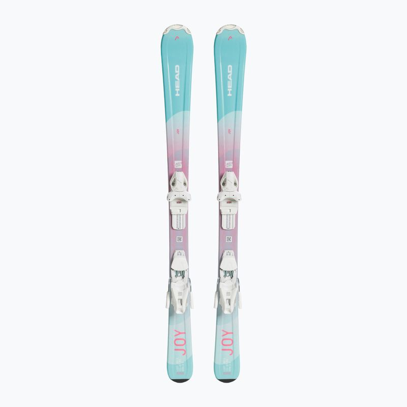 Narty zjazdowe dziecięce HEAD Joy Easy JRS + wiązania Jrs 7.5 mint/pink