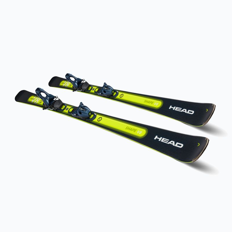 Narty zjazdowe HEAD Shape e-V8 SW AMT-PR + wiązania PR 11 dark blue/neon yellow 6