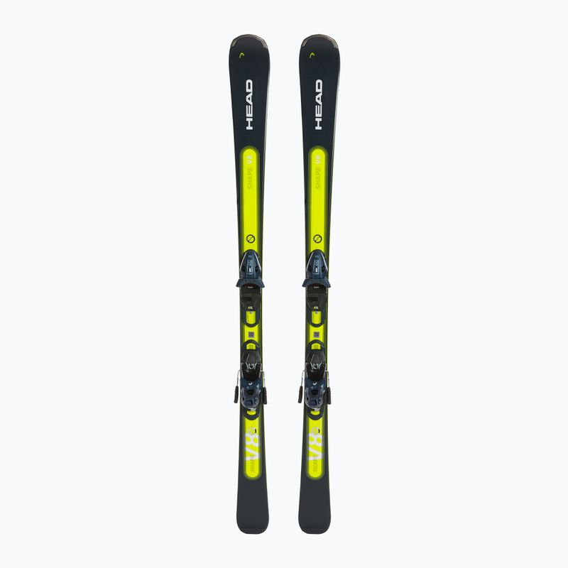 Narty zjazdowe HEAD Shape e-V8 SW AMT-PR + wiązania PR 11 dark blue/neon yellow