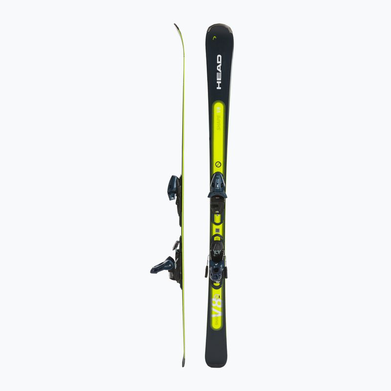 Narty zjazdowe HEAD Shape e-V8 SW AMT-PR + wiązania PR 11 dark blue/neon yellow 2