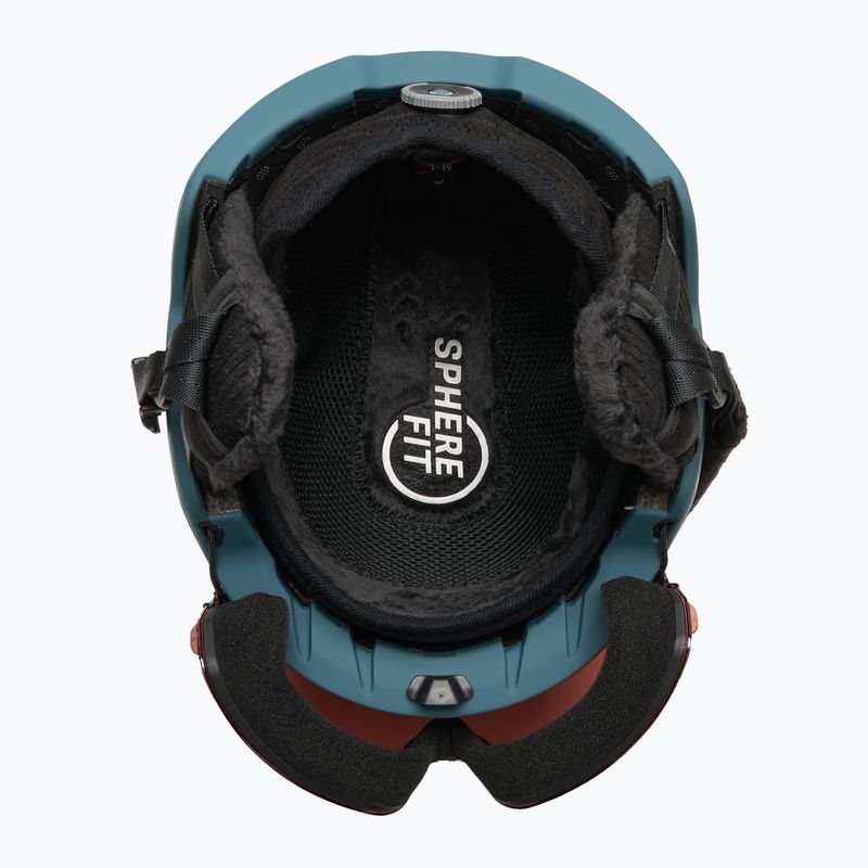 Kask narciarski HEAD Radar night petrol/silver red 5