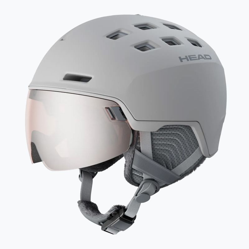 Kask narciarski HEAD Rachel W grey/silver red