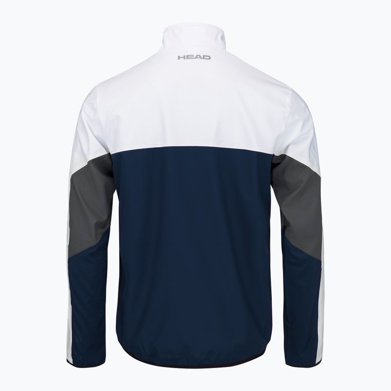 Bluza tenisowa męska HEAD Club 22 Jacket dark blue 2