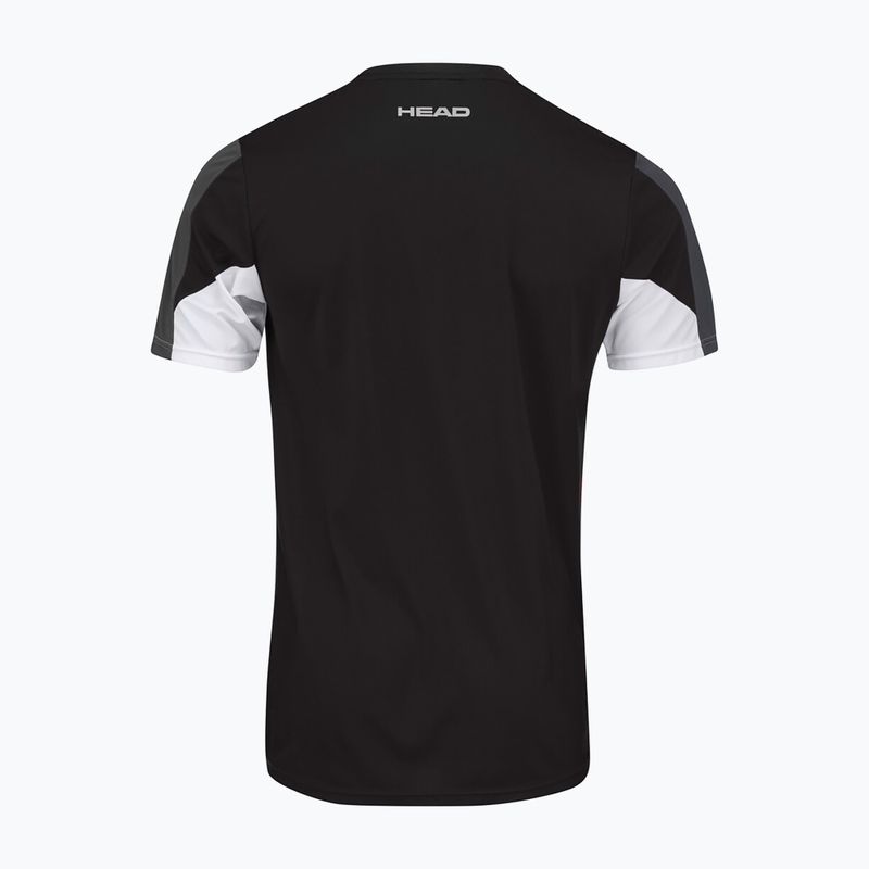 Koszulka tenisowa męska HEAD Club 22 Tech black 2
