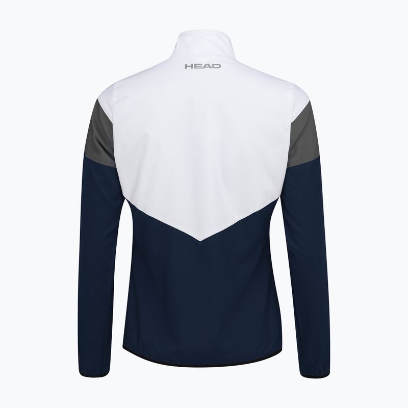 Bluza tenisowa damska HEAD Club 22 Jacket W dark blue 2