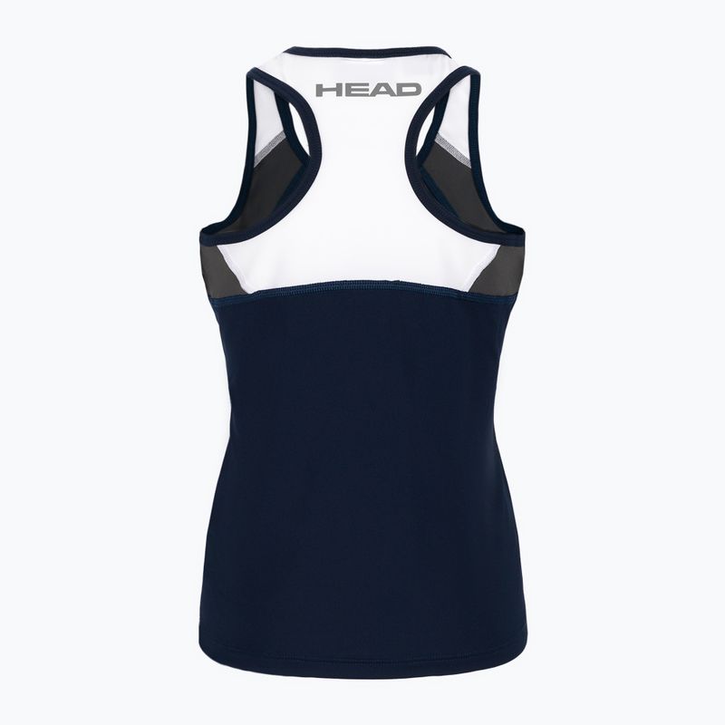 Koszulka tenisowa dziecięca HEAD Club 22 Tank Top W dark blue 2