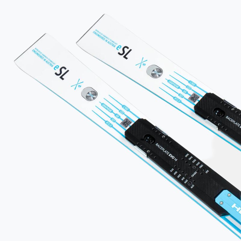 Narty zjazdowe HEAD WC Rebels e-SL RP EVO 14 + wiązania Freeflex 14 GW white/blue 4