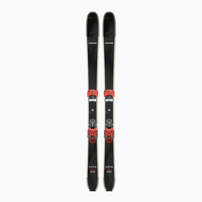 Narty zjazdowe HEAD Kore 100 Ti + wiązania Attack 14 GW black/red