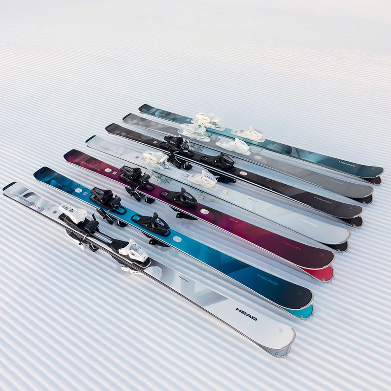 Narty zjazdowe damskie HEAD e-Super Joy SW SLR BB Joy Pro + wiązania Joy 11 GW SLR blue/black 11