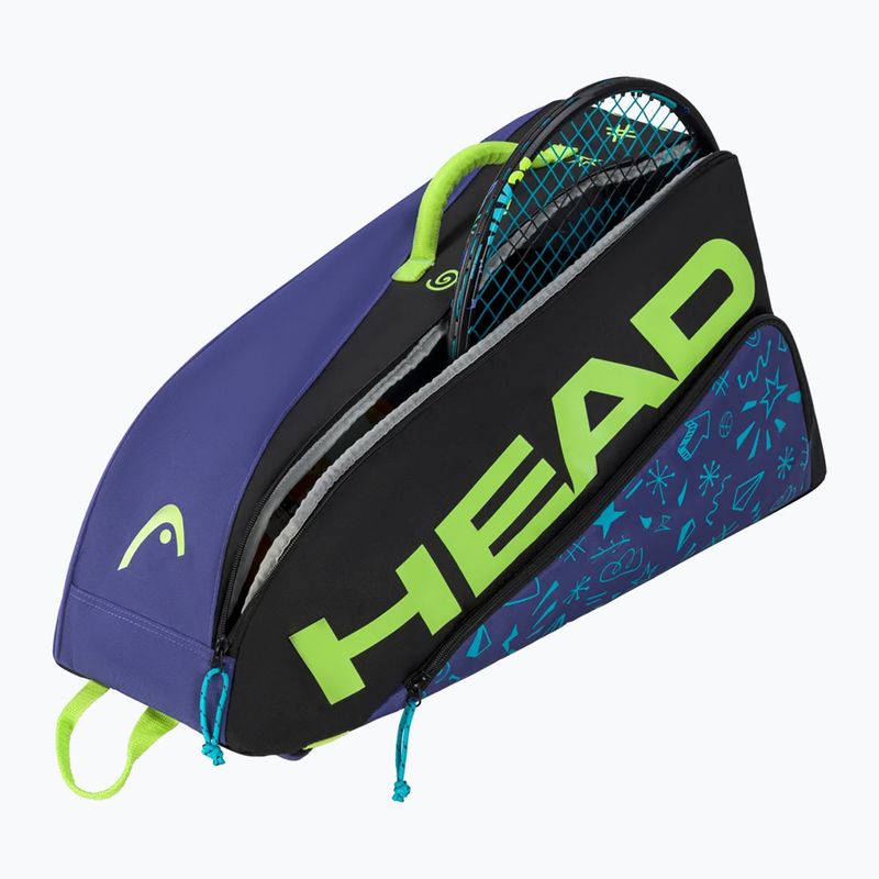Torba tenisowa dziecięca HEAD Tour Racquet Monster Jr 35 l acid green/black 3