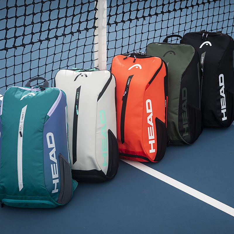 Plecak tenisowy HEAD Tour 25 l fluo orange 4
