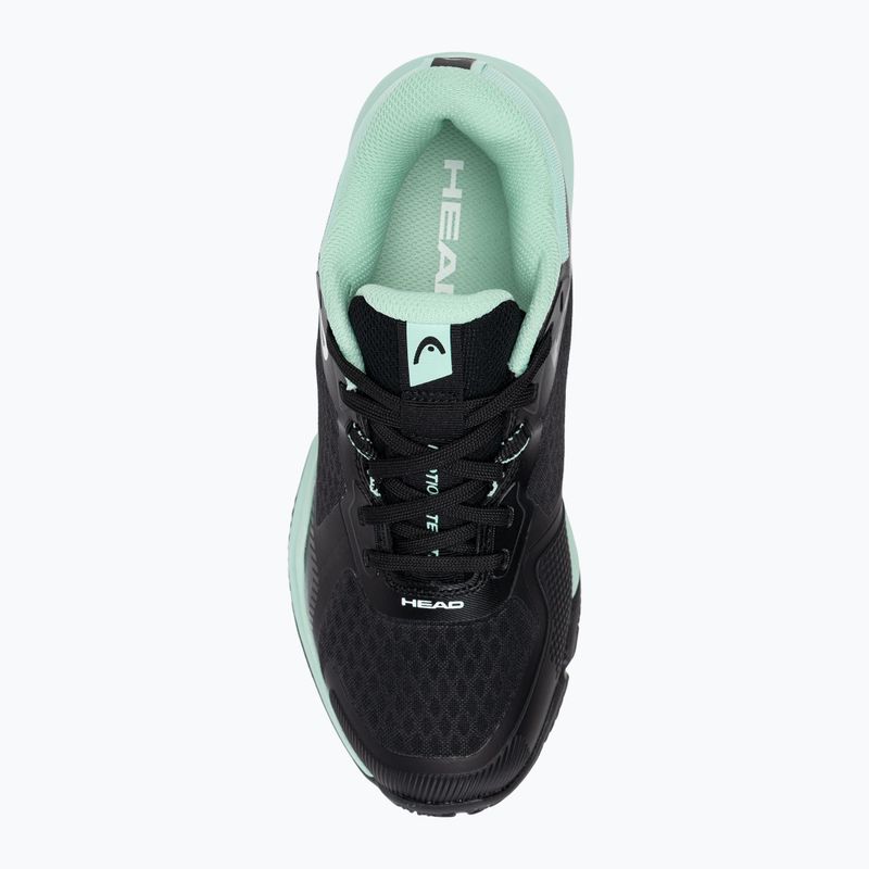 Buty do padla damskie HEAD Motion Team Padel W black/aqua 5