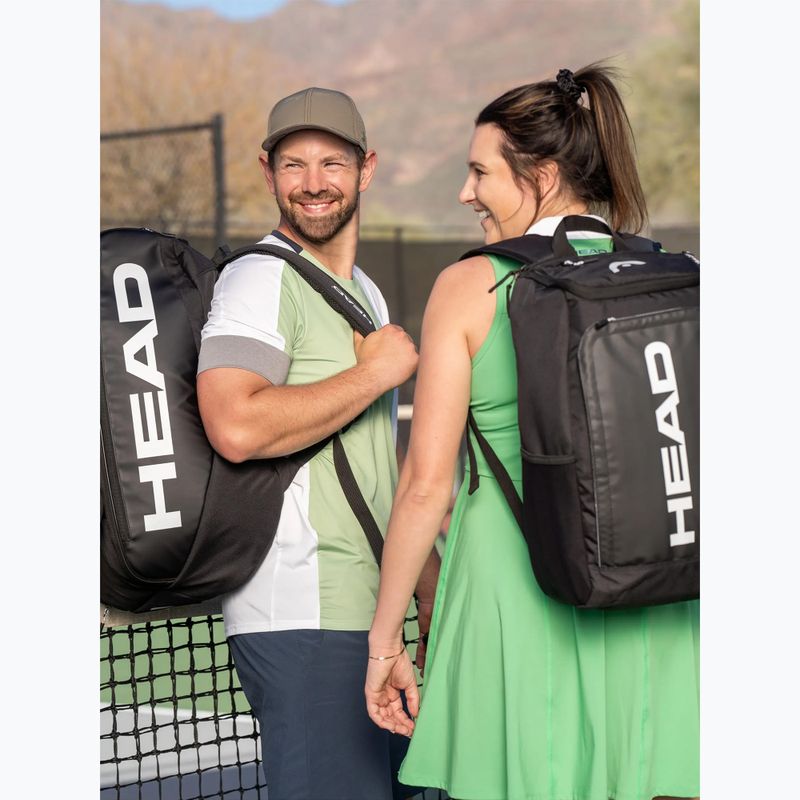 Plecak HEAD Pro Pickleball Backpack 26 l black/white 4