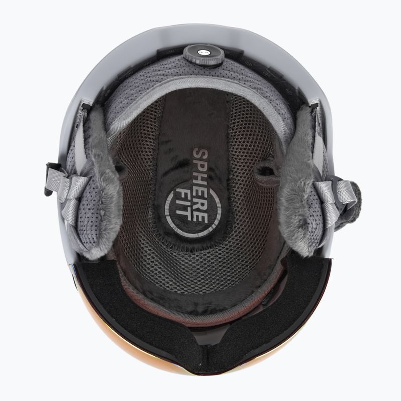 Kask narciarski HEAD Rachel Pro grey/red yellow 5