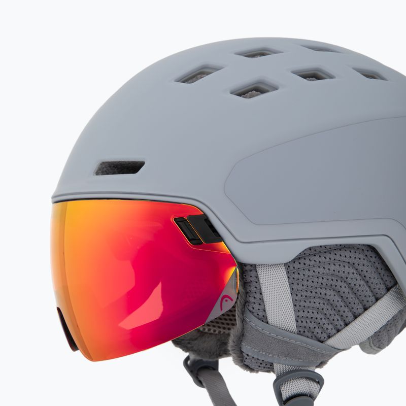 Kask narciarski HEAD Rachel Pro grey/red yellow 8