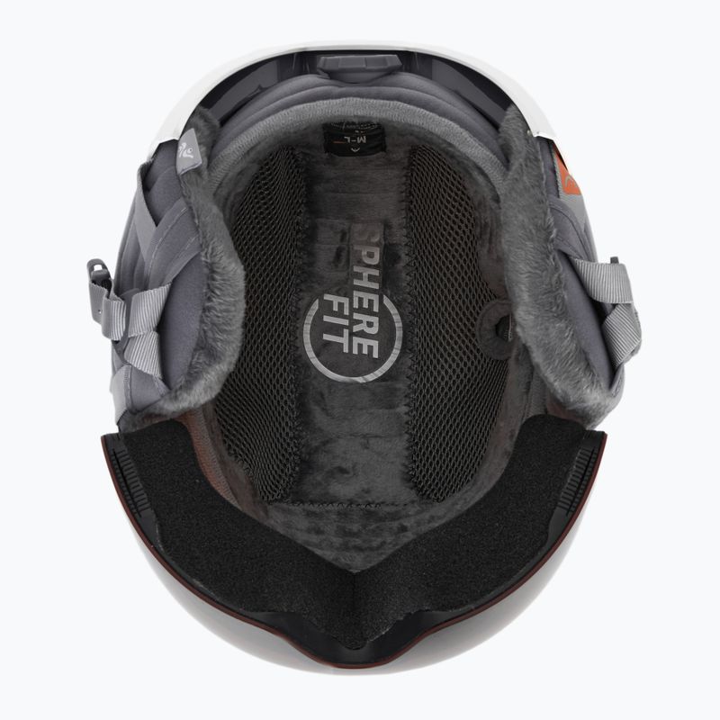 Kask narciarski HEAD Cinema W white/silver red 5