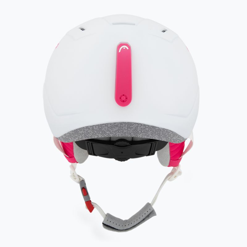 Kask narciarski dziecięcy HEAD Maja Visor white/silver red 4