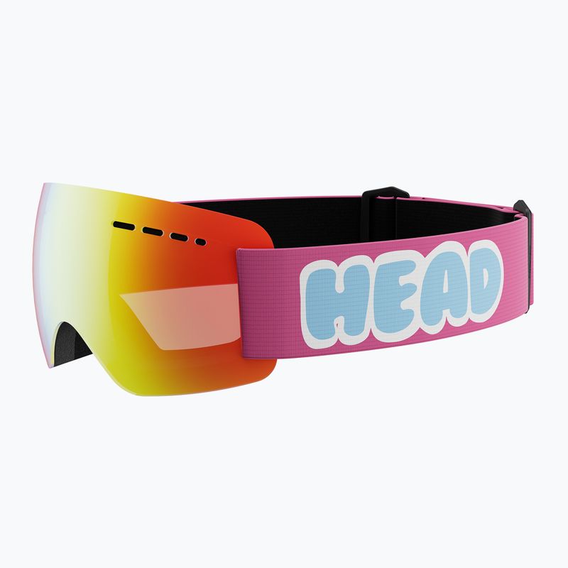 Gogle narciarskie dziecięce HEAD Solar fmr red/fmr yellow red