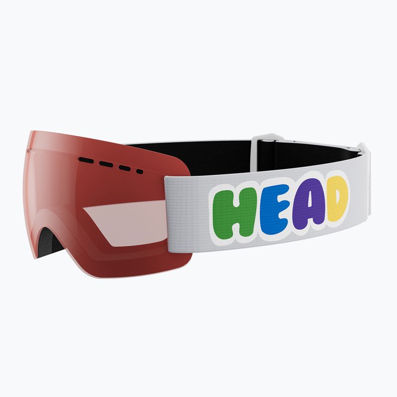 Gogle narciarskie dziecięce HEAD Solar red/red