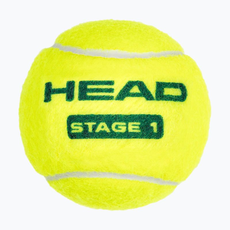 Piłki tenisowe dziecięce HEAD Stage 1 3 szt. green 3