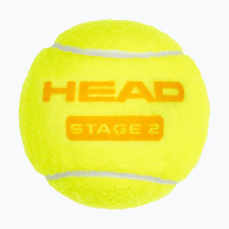 Piłki tenisowe dziecięce HEAD Stage 2 3 szt. orange 3