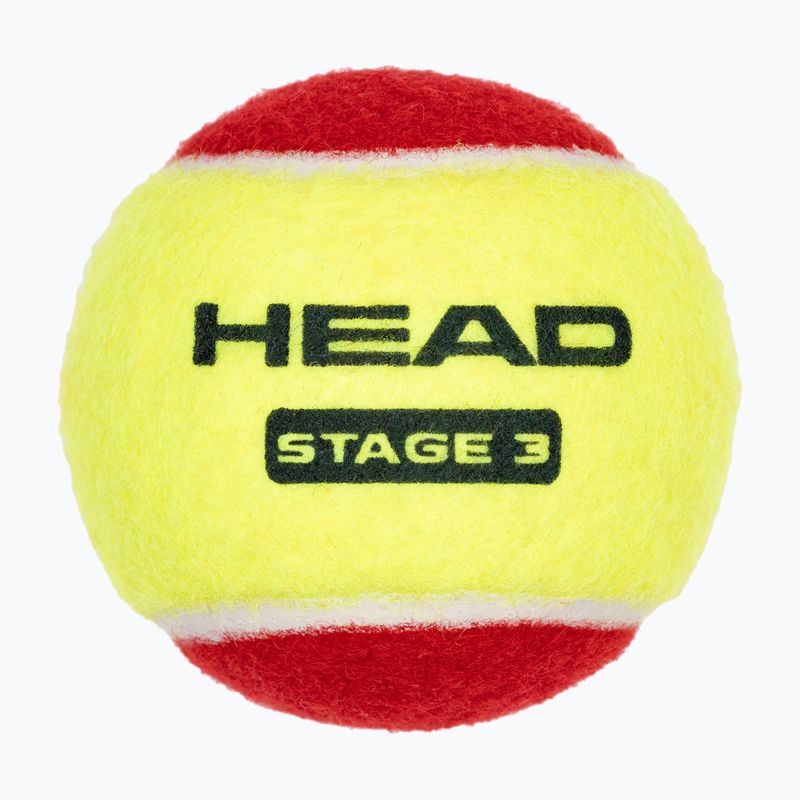 Piłki tenisowe dziecięce HEAD Stage 3 3 szt. red 3