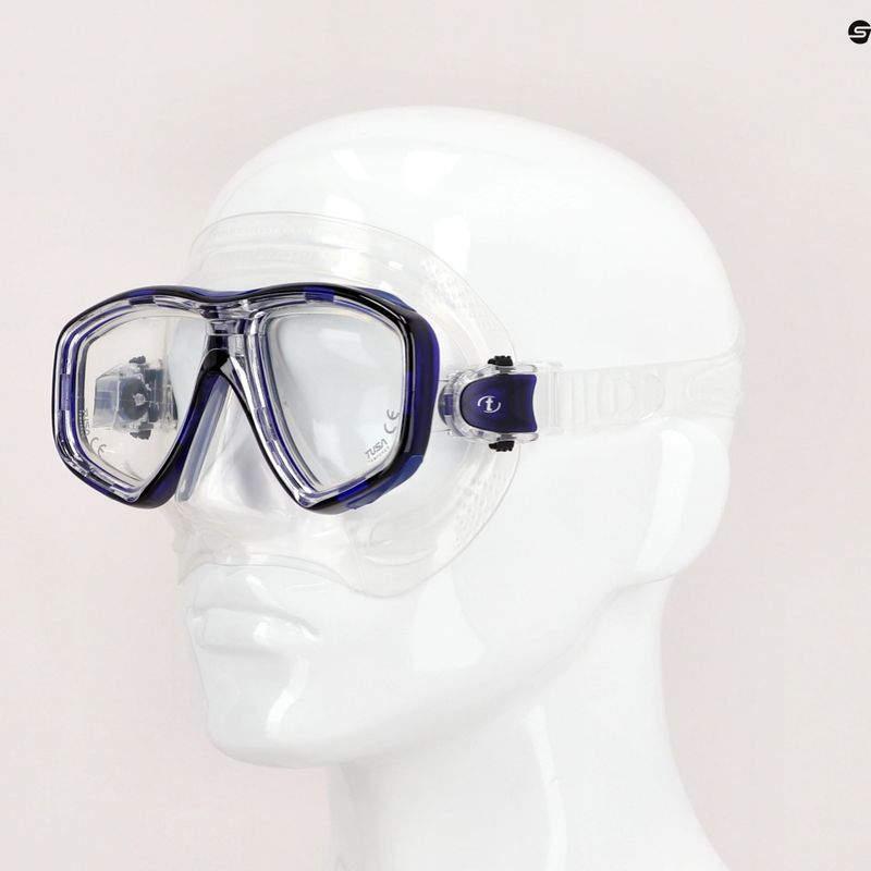 Maska do nurkowania TUSA Ceos white/navy blue 7