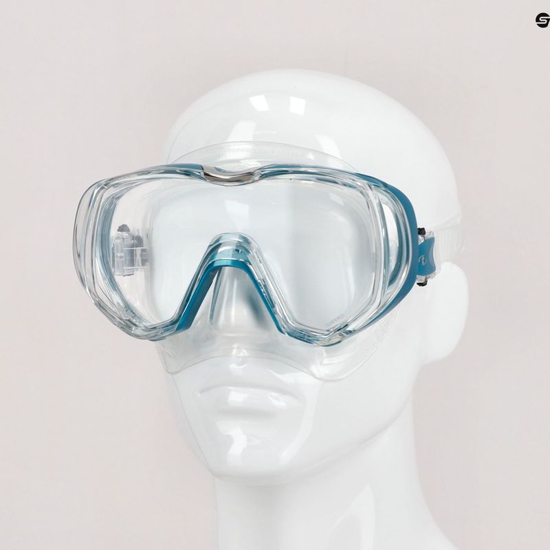 Maska do nurkowania TUSA Tri-Quest FD white/turquoise 6
