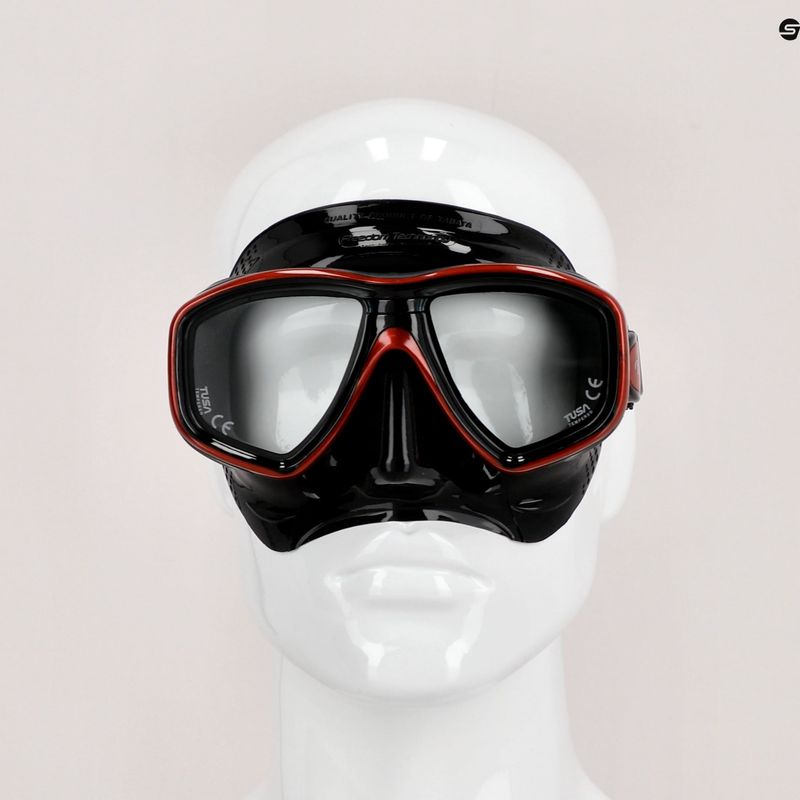 Maska do nurkowania TUSA Ceos black/red 6