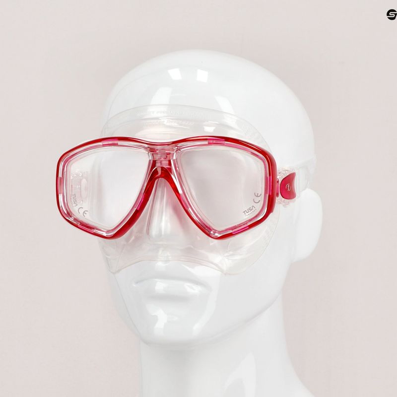 Maska do nurkowania TUSA Ceos white/pink 6