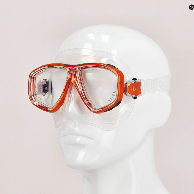 Maska do nurkowania TUSA Ceos white/orange 7