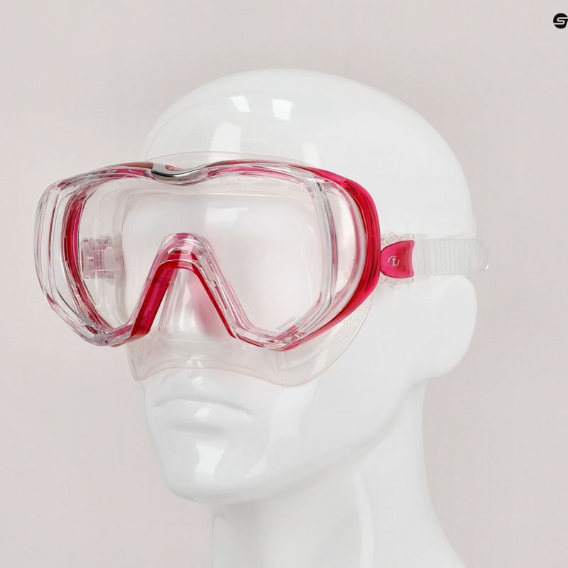 Maska do nurkowania TUSA Tri-Quest FD white/pink 6