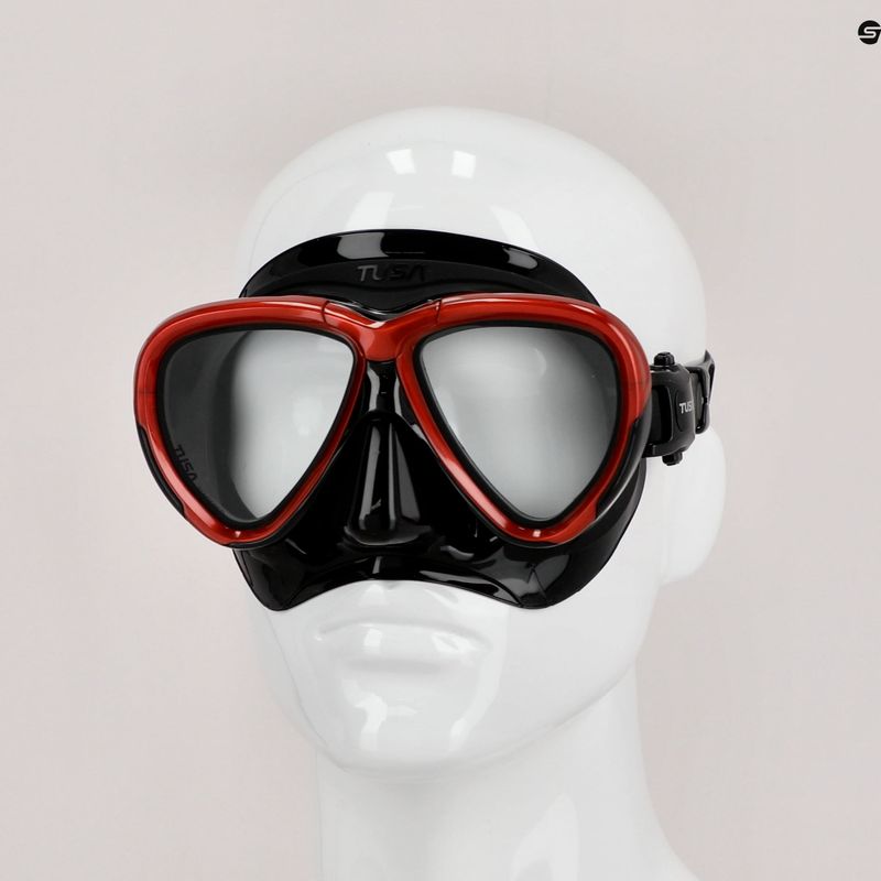 Maska do nurkowania TUSA Intega black/red 7