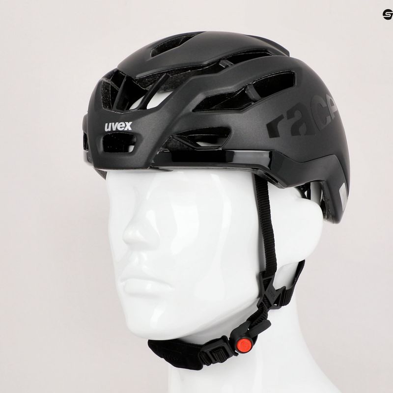 Kask rowerowy UVEX Race 9 all black mat 9