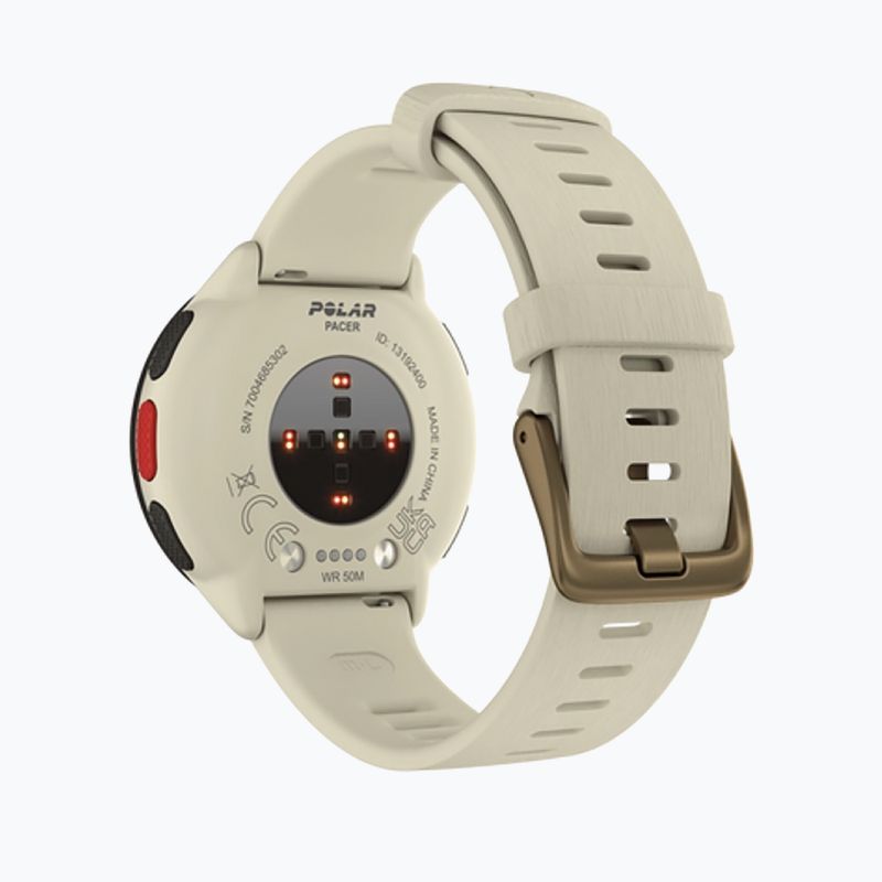 Zegarek Polar Pacer kremowy PACER WHI 3