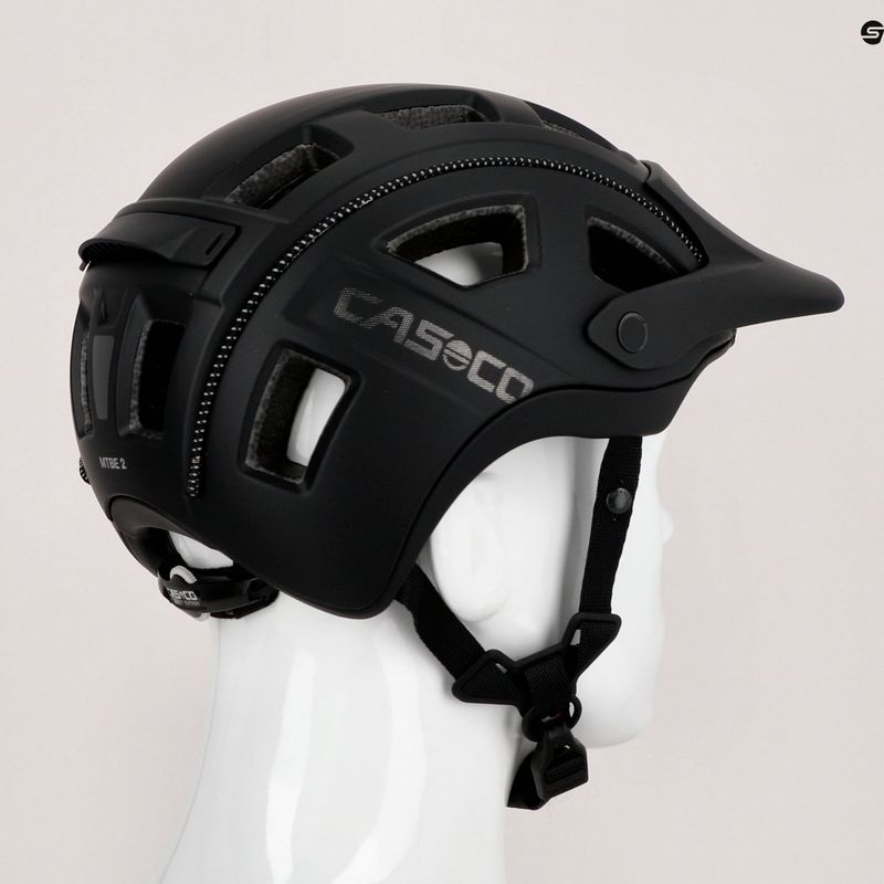 Kask rowerowy CASCO MTBE 2 black matte 9