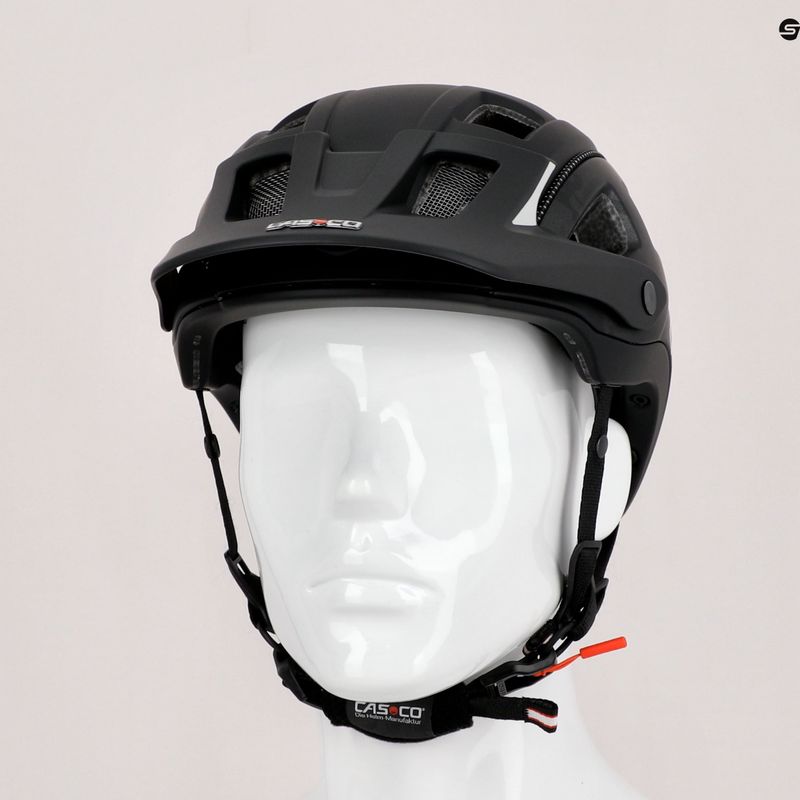Kask rowerowy CASCO MTBE 2 black/camo matt 9