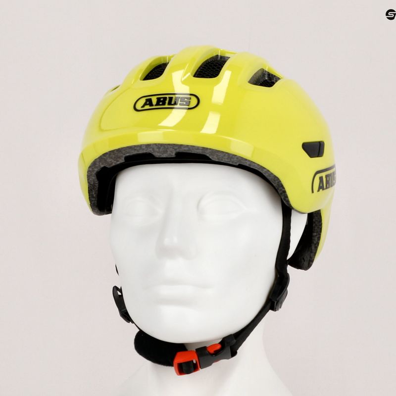 Kask rowerowy dziecięcy ABUS Smiley 3.0 shiny yellow 10