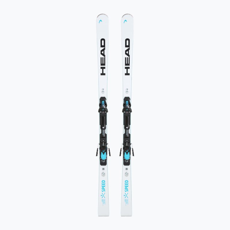 Narty zjazdowe HEAD WC Rebels e-Speed RP EVO 14 + Freeflex 14 GW white/blue
