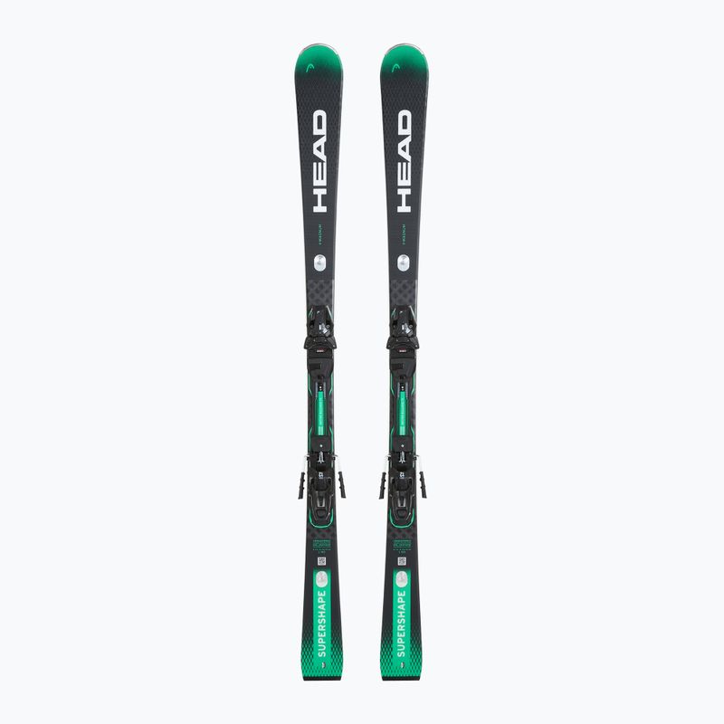 Narty zjazdowe HEAD Supershape e-Magnum SW BB-PR + wiązania PRD 12 GW 2024 black/green