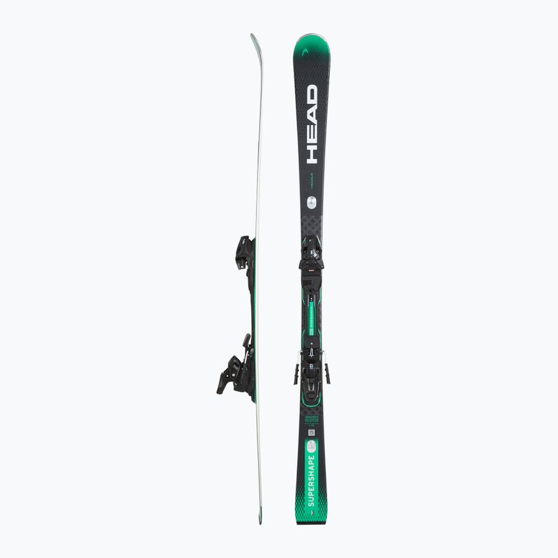 Narty zjazdowe HEAD Supershape e-Magnum SW BB-PR + wiązania PRD 12 GW 2024 black/green 2