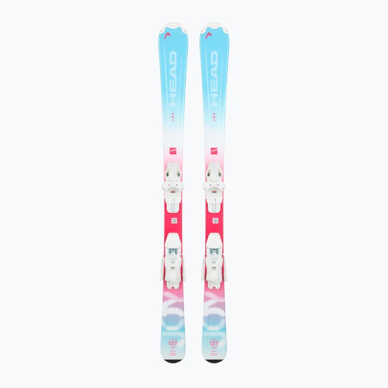 Narty zjazdowe dziecięce HEAD Joy Easy JRS + wiązania Jrs 7.5 GW CA 2024 mint/pink