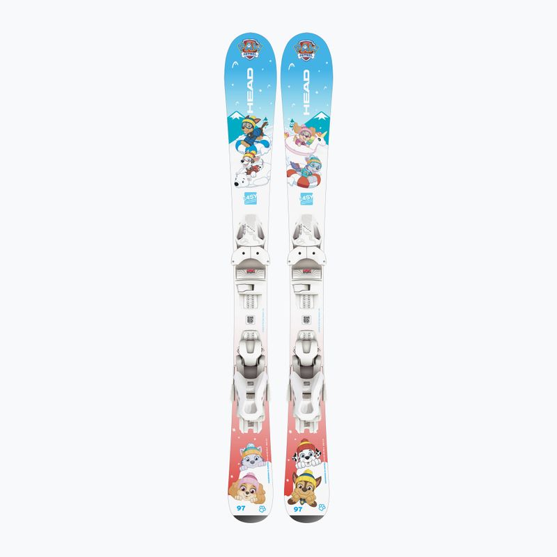 Narty zjazdowe dziecięce HEAD Paw Patrol JRS + wiązania Jrs 4.5 GW CA 2024 blue/white