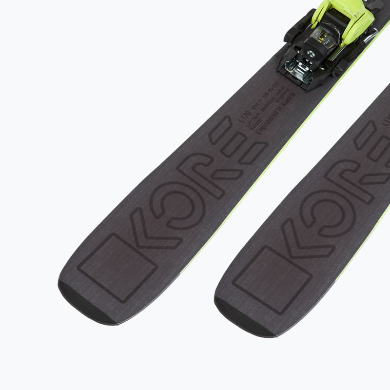 Narty zjazdowe HEAD Kore 93 + wiązania Attack 14 GW yellow/anthracite 7