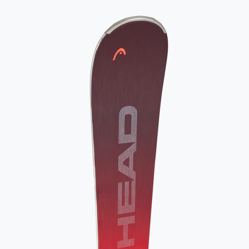 Narty zjazdowe damskie HEAD e-Total Joy SW SLR BB Joy Pro + wiązania Joy 11 GW SLR dark red/orange 6