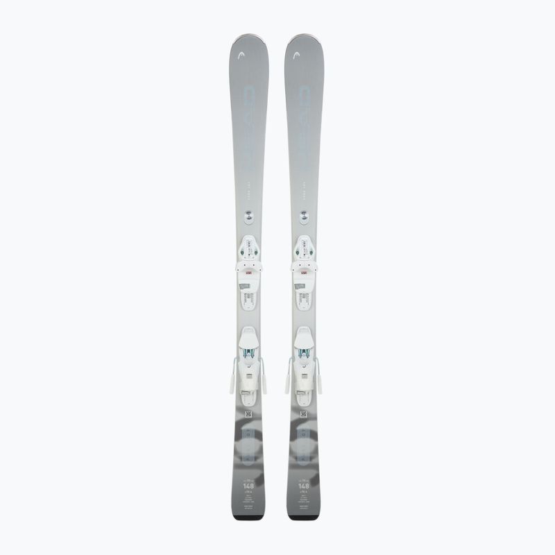 Narty zjazdowe damskie HEAD e.Pure Joy SLR BB Joy Pro + wiązania Joy 9 GW SLR silver/grey