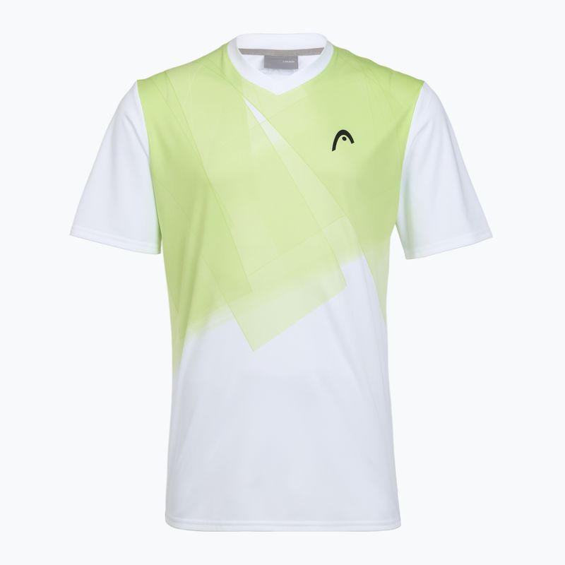 Koszulka tenisowa męska HEAD Topspin print vision m/lime