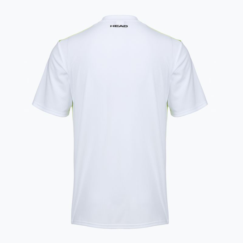Koszulka tenisowa męska HEAD Topspin print vision m/lime 2