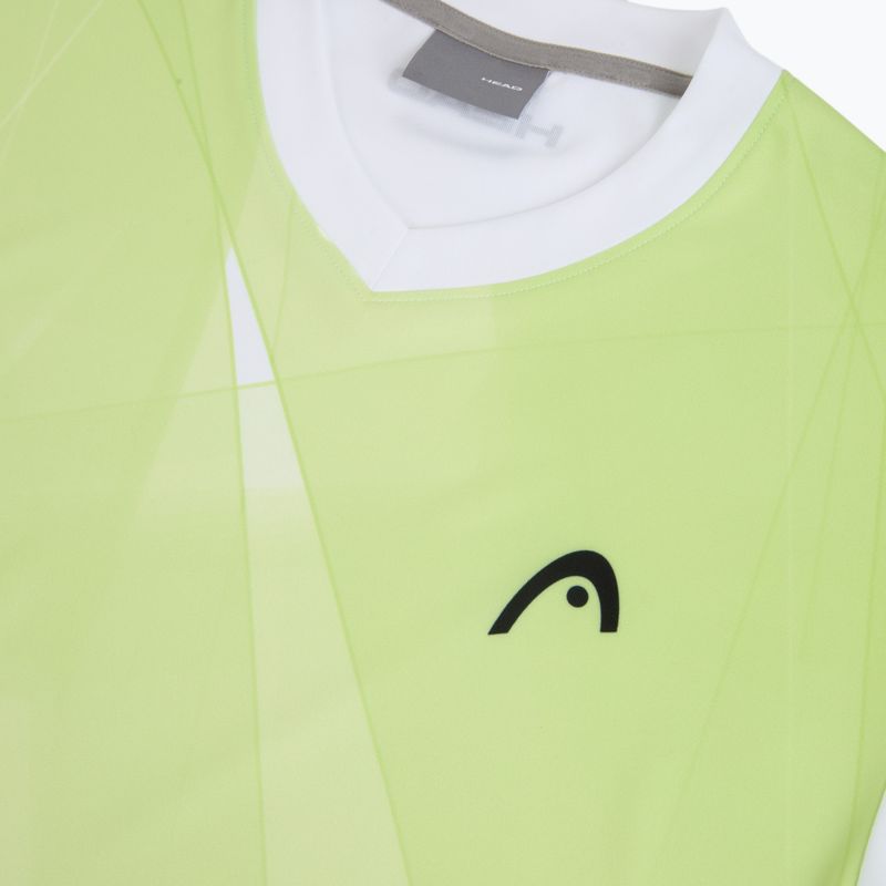Koszulka tenisowa męska HEAD Topspin print vision m/lime 3