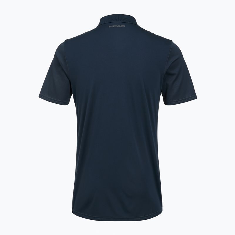 Koszulka tenisowa polo męska HEAD Club 25 Tech Polo navy 8